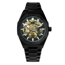 Men Steel Strap Mechanical Skull Watch