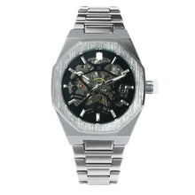 Men Steel Strap Mechanical Skull Watch