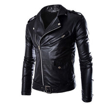 Motorcycle PU Faux Leather Jacket