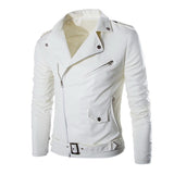 Motorcycle PU Faux Leather Jacket