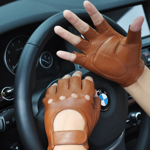 Driving Non-Slip Real Leather Gloves