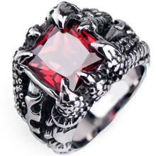 Creative Dragon Claw Crystal Ring for Men