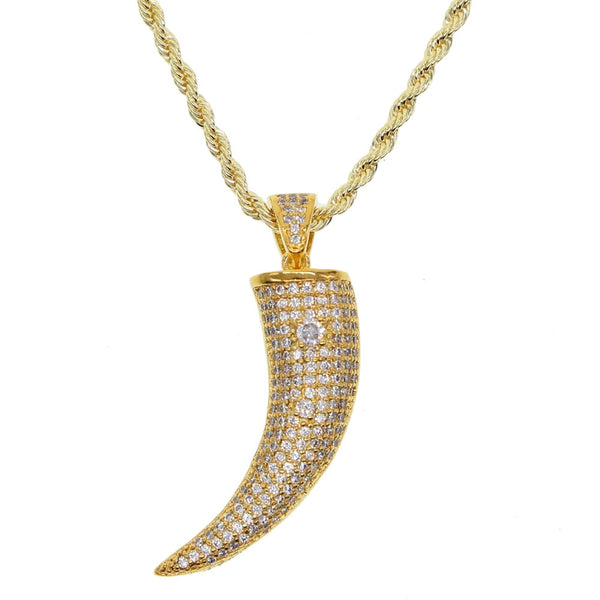 Fashion Gold Color Hiphop Bling Necklace